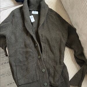 Old Navy Gray Knit Cardigan